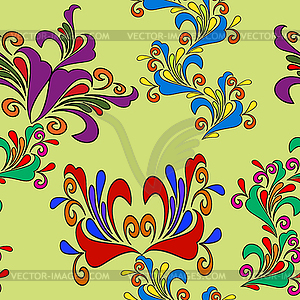 Graphic element. Floral seamless texture - vector clipart