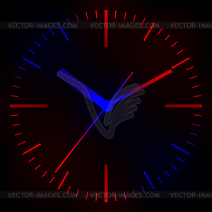 Wall clock.  - vector image