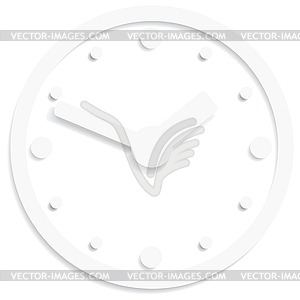 Wall clock.  - vector image