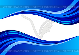 Abstract wave background - vector image