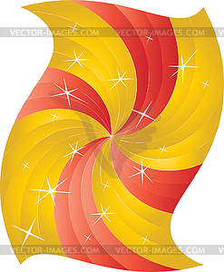 Gold and red background - vector clipart