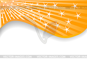 Background of star - vector image