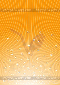 Abstract orange background - vector image