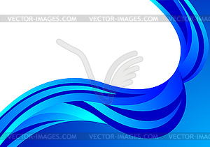 Beauty wave background - vector clipart