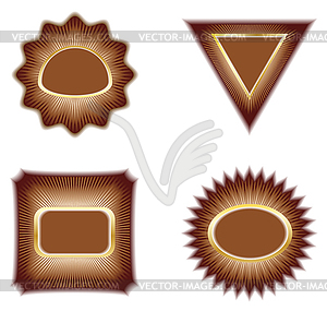 Few label; clip-art - vector clip art