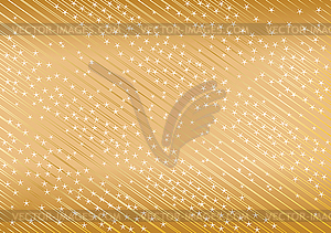 Golden background of star - vector clip art