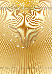 Golden abstract background - vector clipart