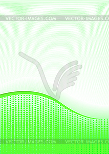Green background - vector image