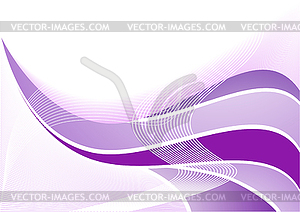 Violet abstract wave - vector clipart