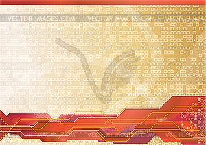 Abstract hi-tech template - vector image