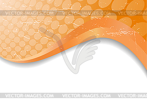 Orange grunge background - vector clipart