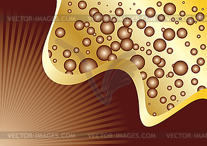 Chocolate background - vector clip art