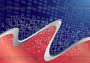 Red and blue background - vector EPS clipart