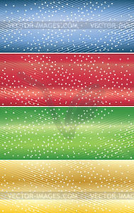 Abstract banners with star - royalty-free vector image