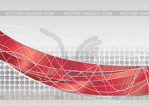 Red tech background - vector clipart