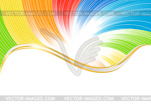 Abstract background in bright color - vector clip art