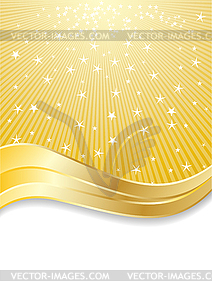 Golden abstract background - vector image