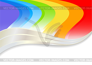 Abstract background in bright color - vector clipart / vector image