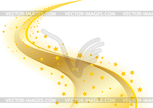 Background with star - vector image