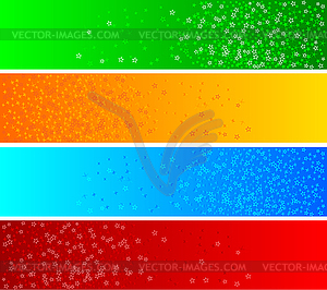 Colorful banners - vector clipart