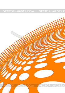 Abstract orange background - royalty-free vector clipart