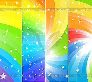 Colorful banners - royalty-free vector clipart