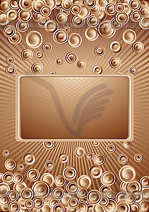 Chocolate background - vector image