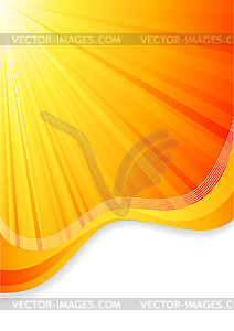 Orange background - vector image