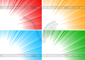 Set colorful backgrounds - vector image