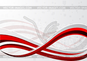 Red background - vector clip art