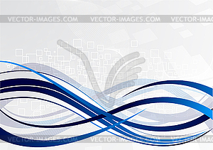 Abstract wave background - vector clip art