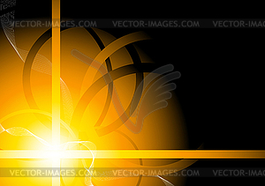 Abstract background with circle - vector clipart