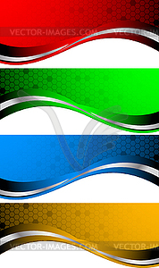 Set of abstract banners - vector clip art