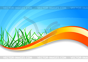 Spring background - vector image