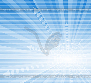 Background with arrows - vector image