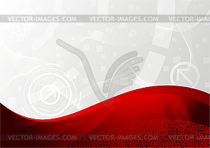 Background in red color - vector clip art