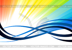 Abstract colorful background - vector clip art