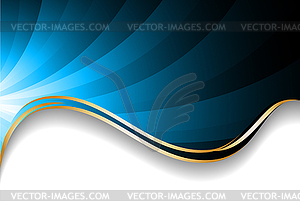 Bright blue background - vector clipart