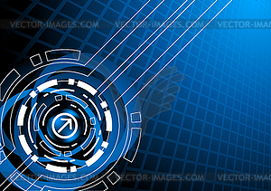 Abstract tech template - vector clipart