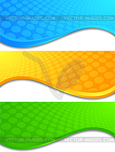 Bright banners - vector clip art