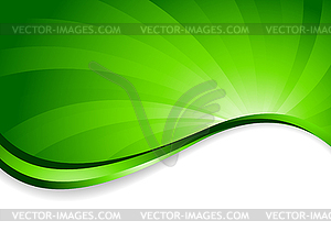 Bright background in green color - vector image