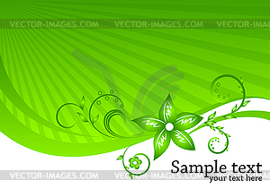 Floral background - vector clipart