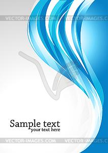 Blue abstract background - vector clipart