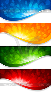 Abstract collection of banners - vector clipart