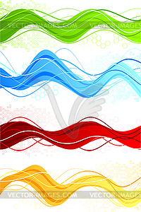 Набор баннеров - векторное изображение EPS