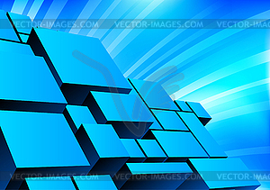 Abstract background in blue color - stock vector clipart