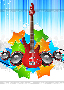 Music poster - vector image