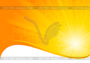 Orange background - vector clip art