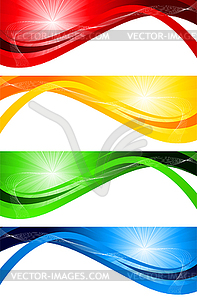 Set of bright banners - vector clipart