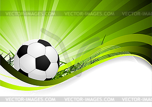 Abstract soccer background - vector image